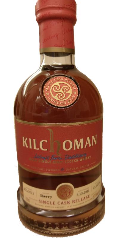 Kilchoman 2011 Single Cask Release 603/2011 The Whisky Library Hong Kong 57.1% 700ml