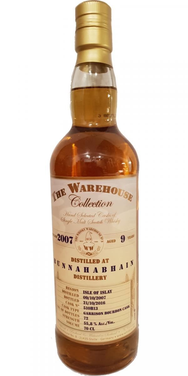 Bunnahabhain 2007 WW8 The Warehouse Collection Garrison Bourbon Cask 510B13 55.8% 700ml