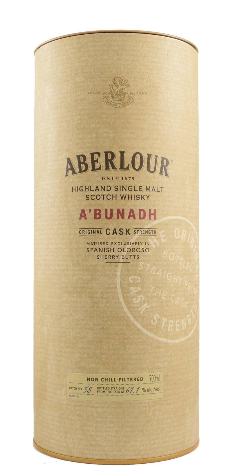 Aberlour A'bunadh batch #58