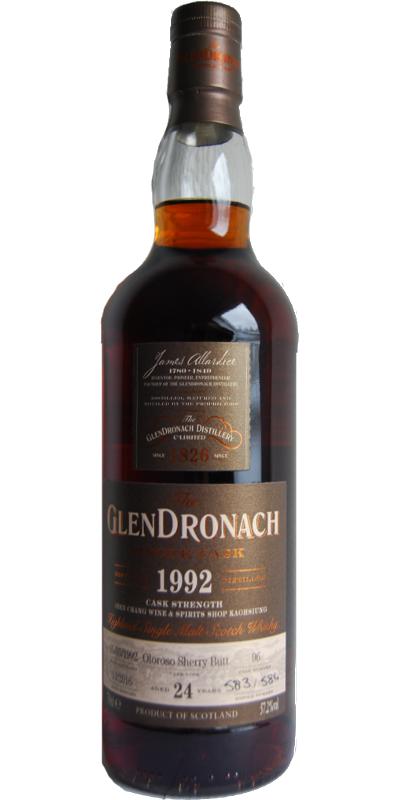 Glendronach 1992 Single Cask Oloroso Sherry Butt #96 57.2% 700ml
