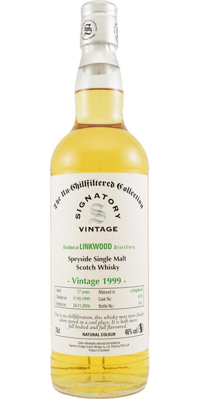 Linkwood 1999 SV The Un-Chillfiltered Collection #6174 46% 700ml