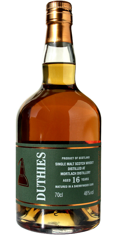 Mortlach 16yo CA Duthies Sherrywood matured 46% 700ml