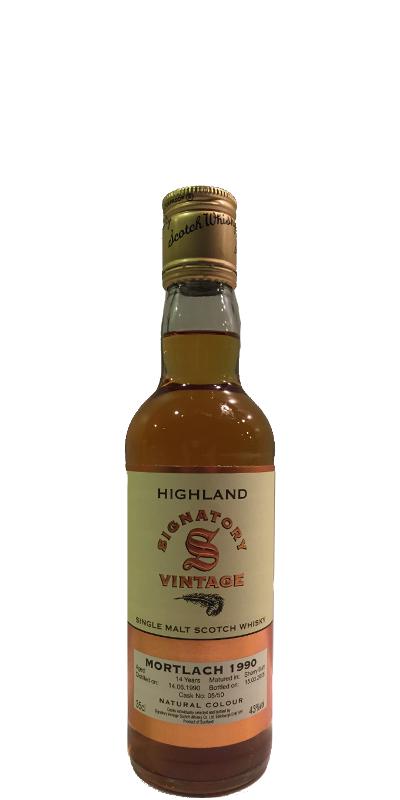 Mortlach 1990 SV Vintage Collection Sherry Butt 05/50 43% 350ml