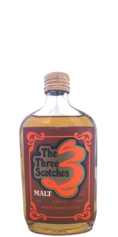 The Three Scotches Malt PaW 43% 250ml