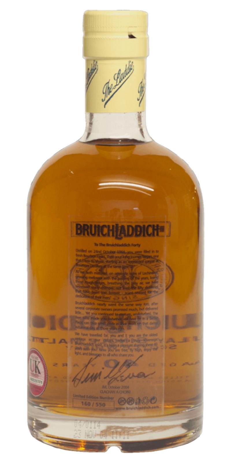 Bruichladdich 40-year-old
