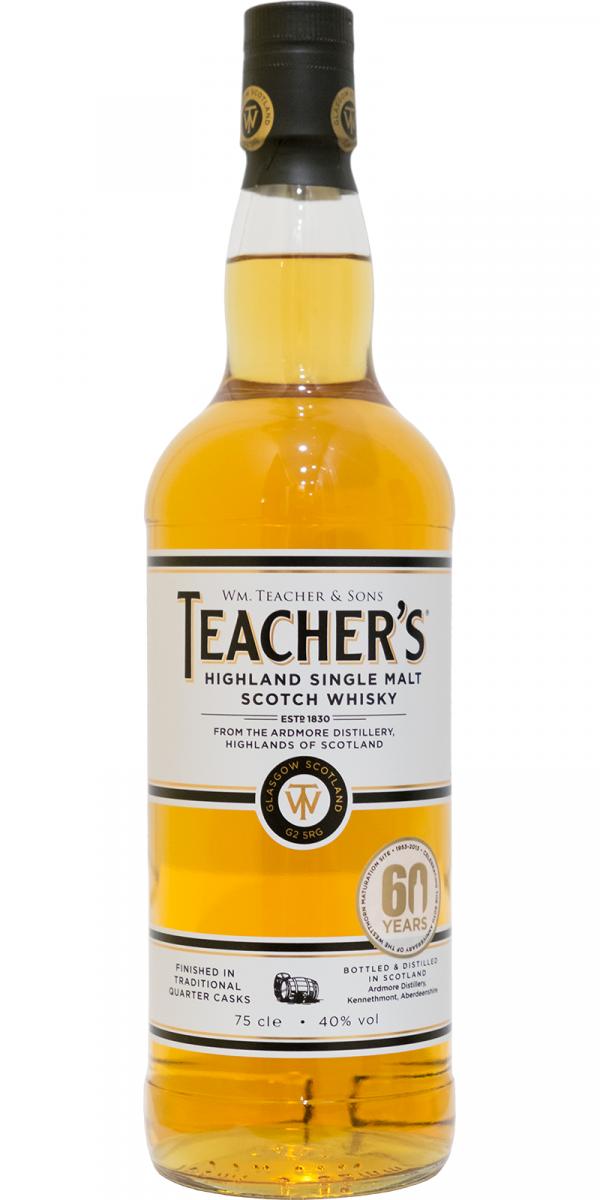 Teacher's Highland Single Malt Scotch Whisky Quarter Casks Finish 40% 750ml