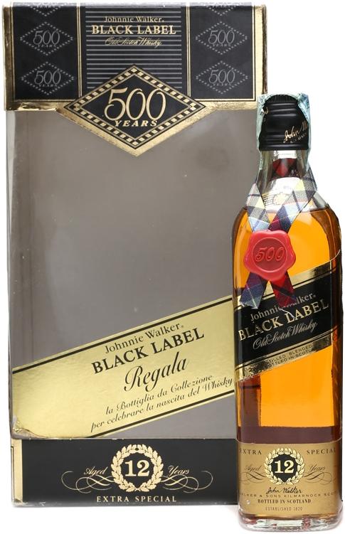 Johnnie Walker Black Label 500 Years Of Scotch Whisky 40% 350ml