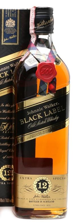 Johnnie Walker Black Label 500 Years of Scotch Whisky 40% 700ml