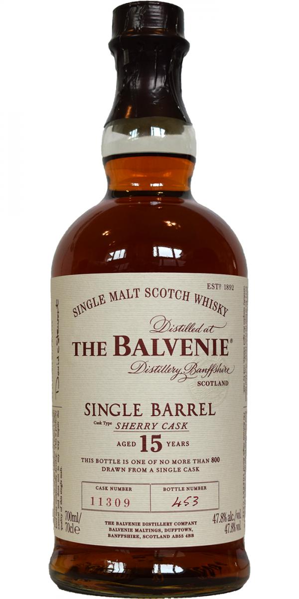 Balvenie 15yo Single Barrel Sherry Cask #11309 47.8% 700ml