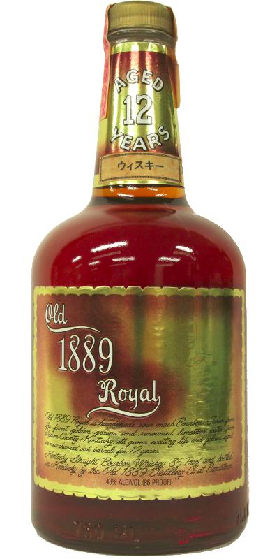 Old 1889 Royal 12yo 43% 750ml