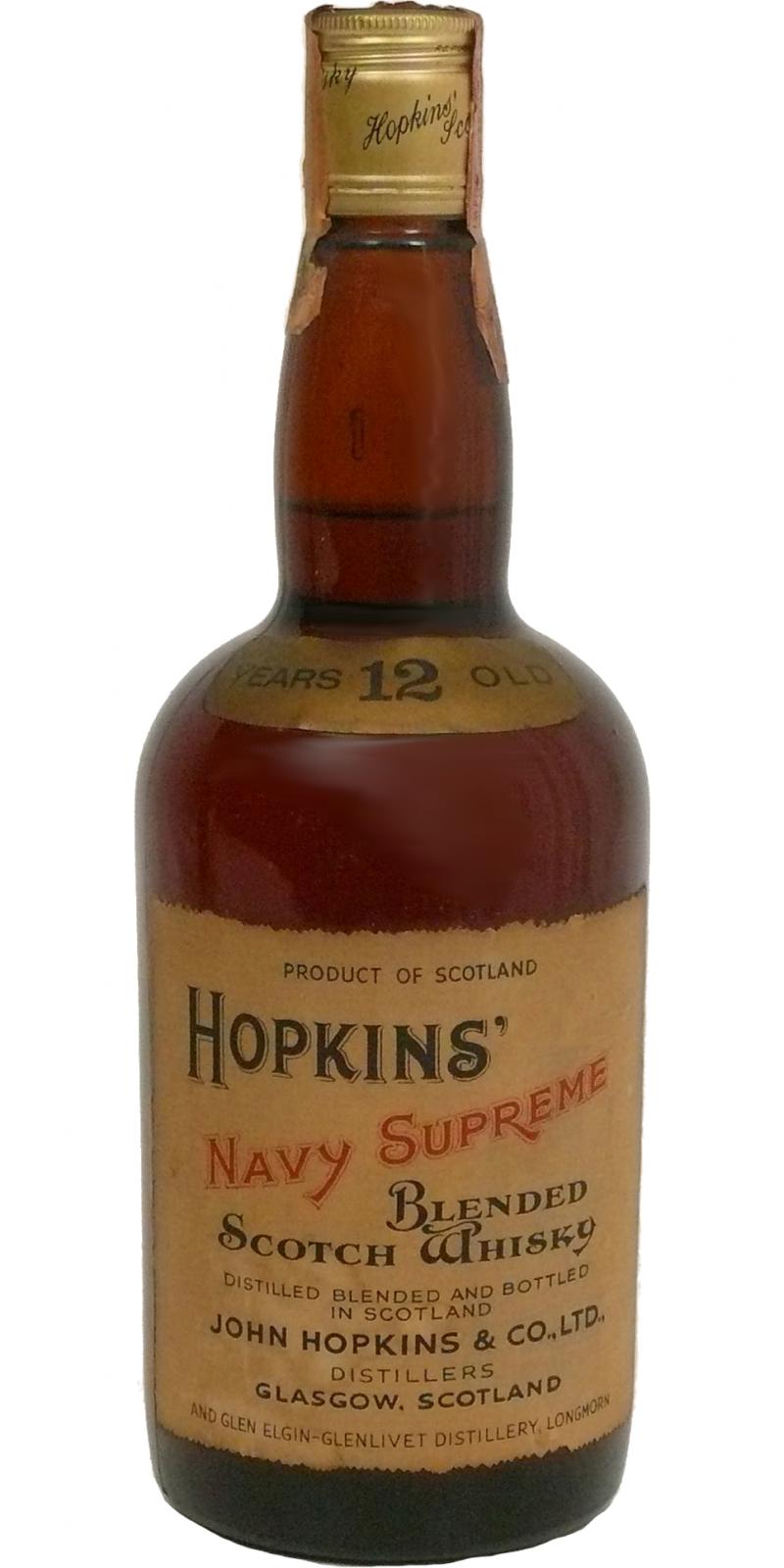 Hopkins Navy Supreme 12yo 40% 750ml