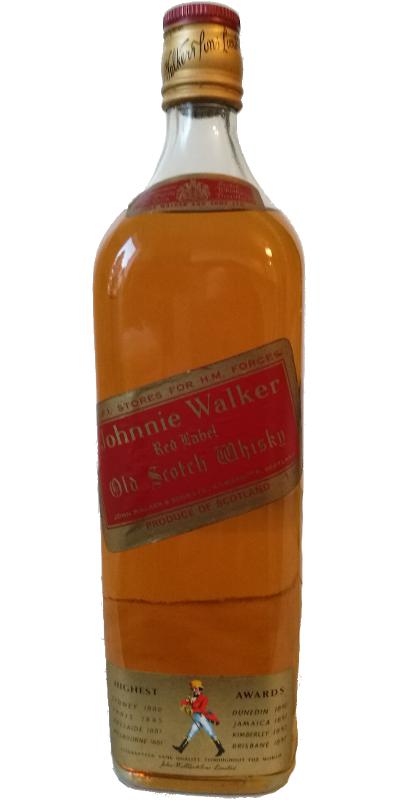 Johnnie Walker Red Label N.A.A.F.I. Store H.M. Forces 43% 1000ml