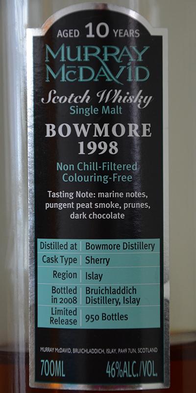 Bowmore 1998 MM Sherry Casks 46% 700ml