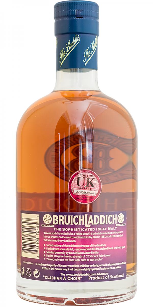 Empty signed Collectable Islay Whisky Bottle Bruichladdich Infinity 2nd Edition 