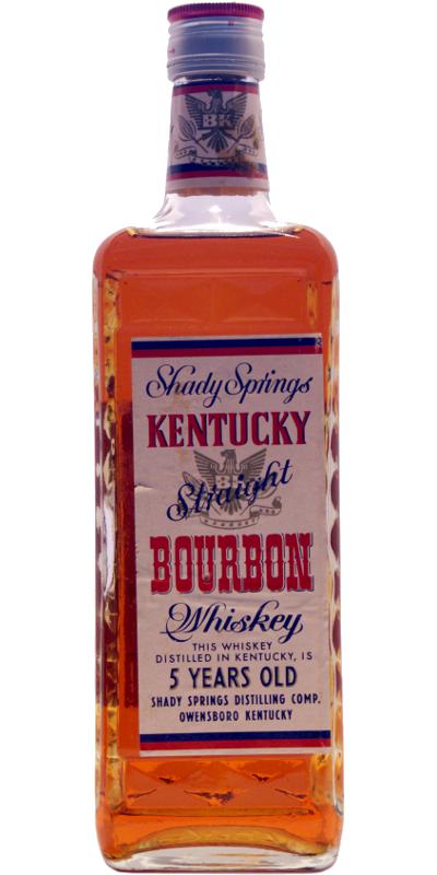 Shady Springs 5yo Kentucky Straight Bourbon Whisky 43% 700ml