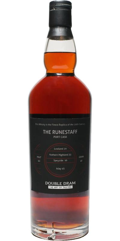 Warlock The Runestaff Port Blood Tub Double Dram 51% 700ml