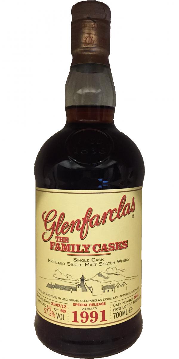 Glenfarclas 1991 The Family Casks Special Release Sherry Butt 5651 57.2% 700ml