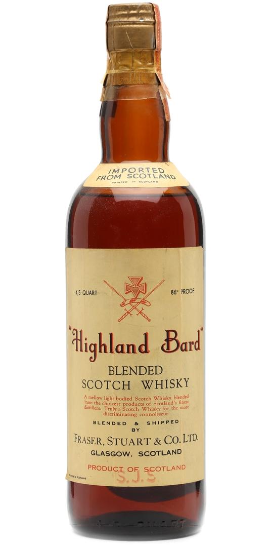 Highland Bard Blended Scotch Whisky