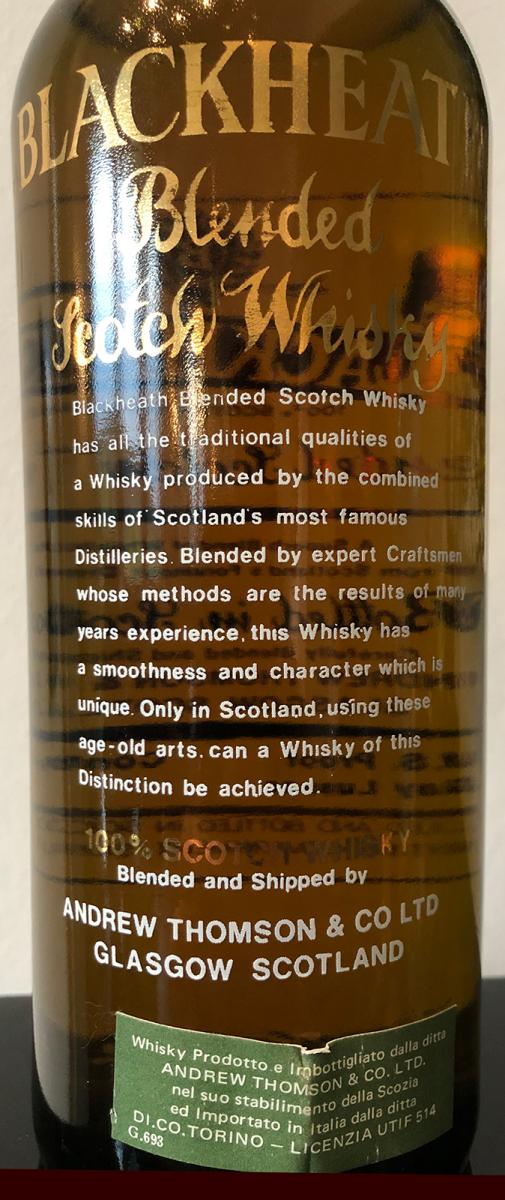 Blackheath Blended Scotch Whisky