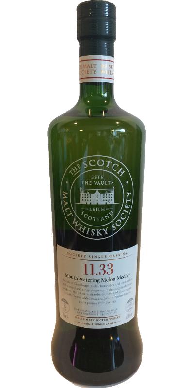 Tomatin 2008 SMWS 11.33 Mouth-watering Melon Medley 1st Fill Ex-Bourbon Barrel 61% 700ml