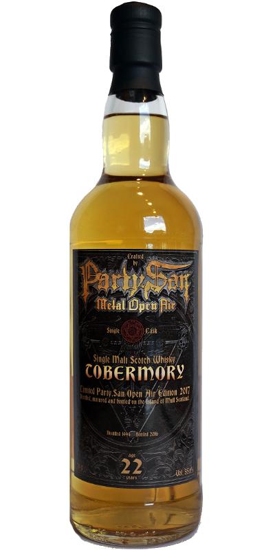 Tobermory 1994 Whb Refill Sherry Butt Cudgel Party.San Metal Open Air 55.1% 700ml