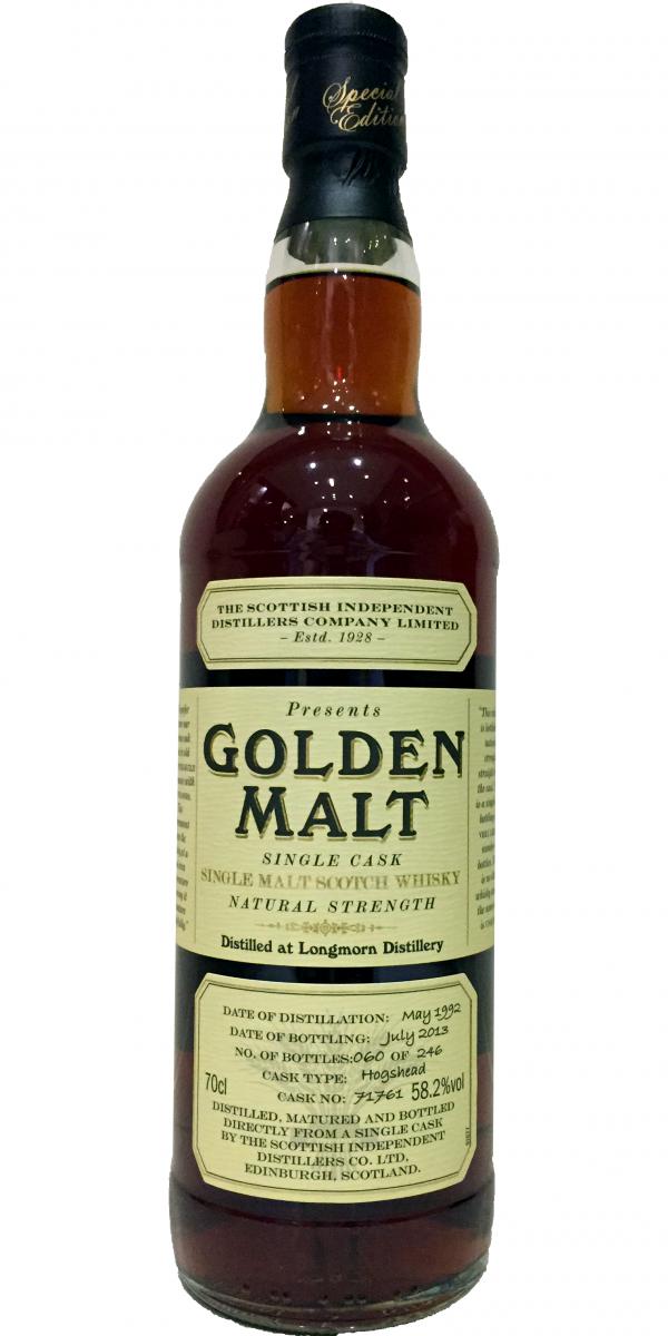 Longmorn 1992 TSID Golden Malt #71761 58.2% 700ml