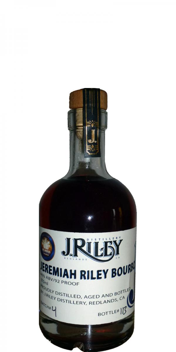 J. Riley Distillery Jeremiah Riley Bourbon