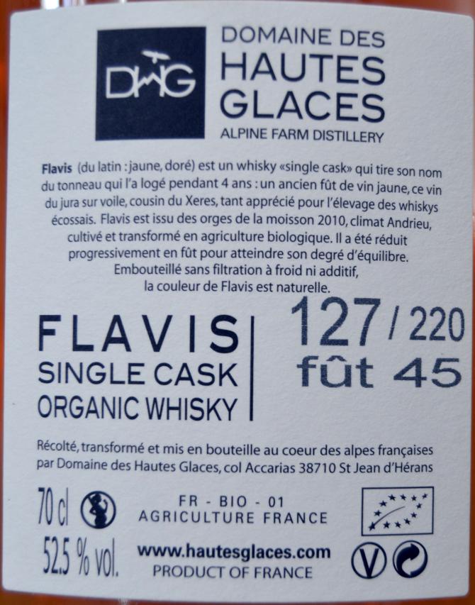 Domaine des Hautes Glaces 2010 - Flavis 4
