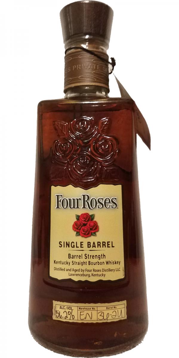 Four Roses Single Barrel New Charred American White Oak Barrels 36-2N Gates Circle Liquor 56.2% 750ml