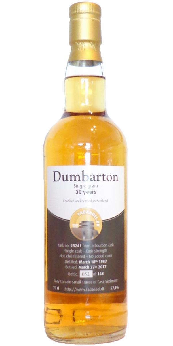 Dumbarton 1987 F.dk Bourbon #25241 57.2% 700ml