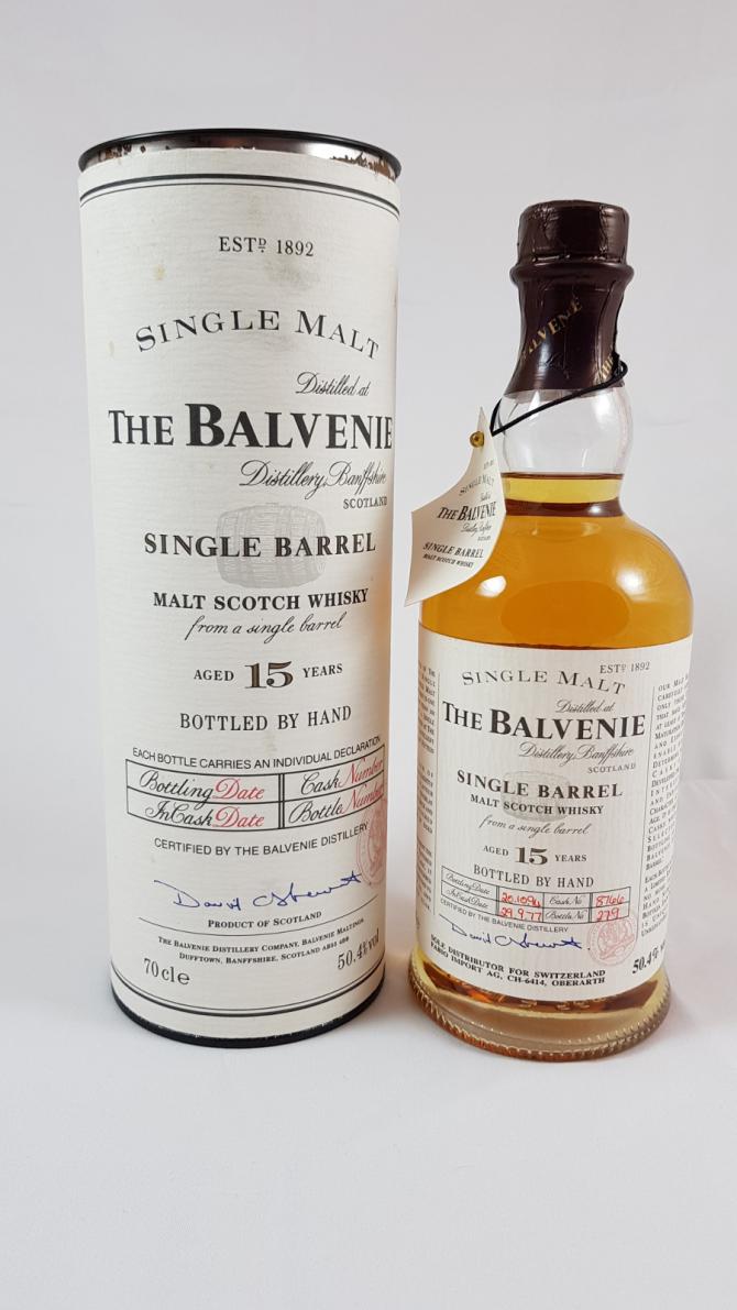 Balvenie 15yo Single Barrel 1st Fill Bourbon Barrel 50.7% 700ml