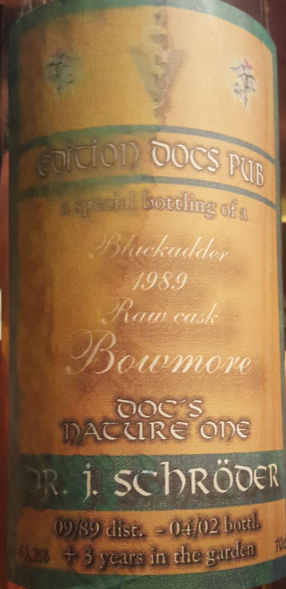Bowmore 1989 BA Edition Docs Pub 63.2% 700ml
