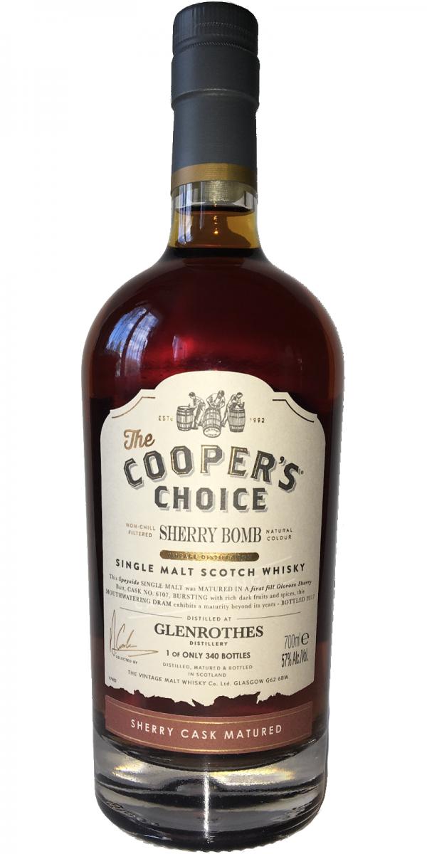 Glenrothes Sherry Bomb VM The Cooper's Choice #6107 57% 700ml