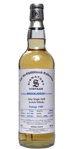 Bruichladdich 1989 SV The Un-Chillfiltered Collection 07/152/1+2 46% 700ml