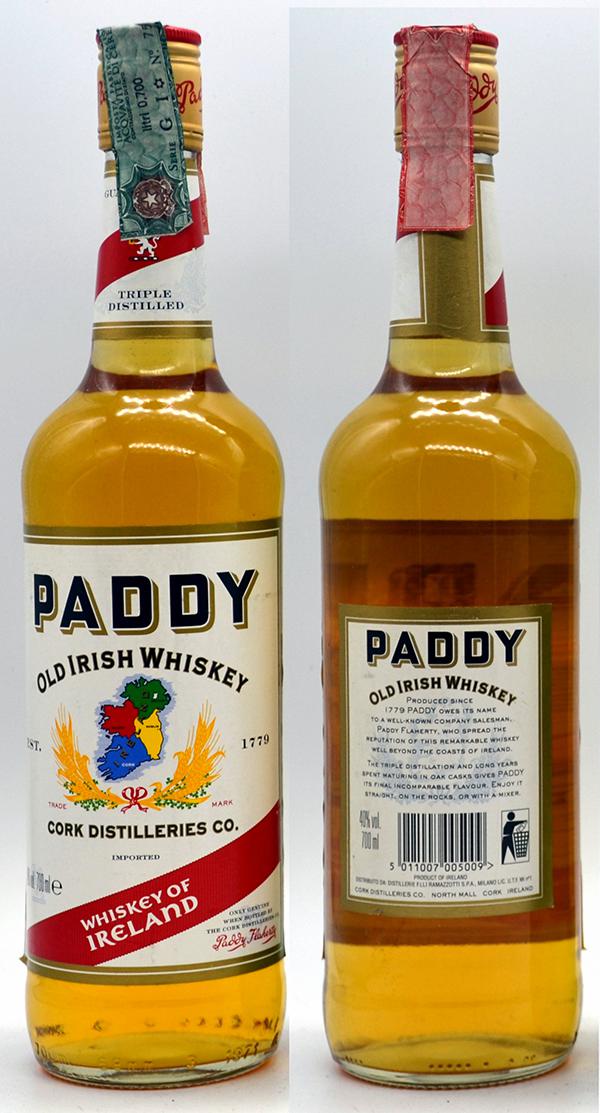 Paddy Old Irish Whiskey - Ratings and reviews - Whiskybase