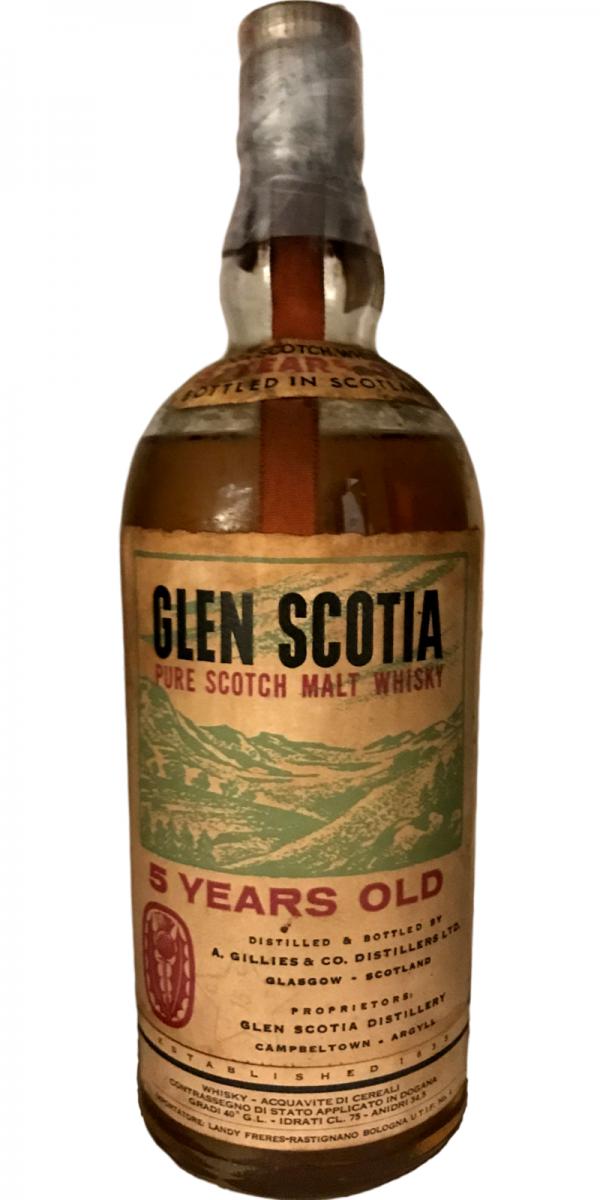 Glen Scotia 5yo Pure Scotch Malt Whisky 40% 750ml