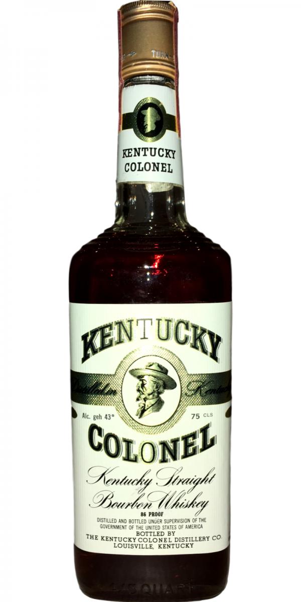 Kentucky Colonel 4yo Kentucky Straight Bourbon Whisky 43% 750ml