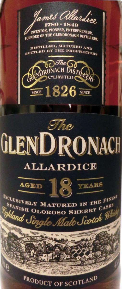 Glendronach 18-year-old