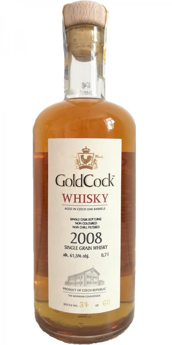 Gold Cock 2008 Single Cask Bottling Czech Oak Barrel 61.5% 700ml