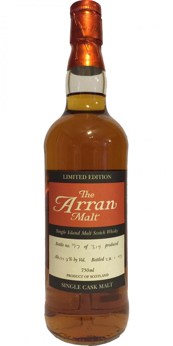 Arran 1997 Limited Edition Single Cask Malt Sherry Hogshead 97/1002 57.8% 750ml