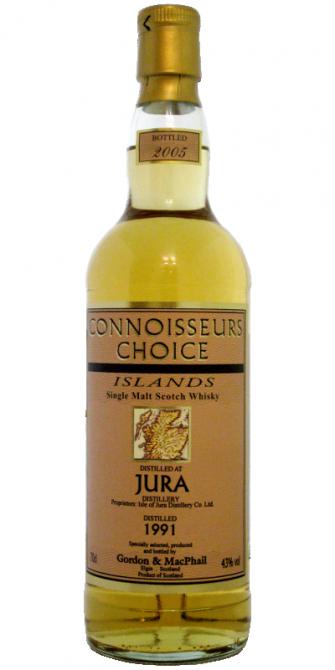 Isle of Jura 1991 GM Connoisseurs Choice Refill Sherry Hogshead 43% 700ml