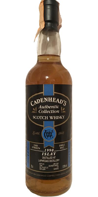 Laphroaig 1990 CA Authentic Collection Bourbon Barrel 57.9% 700ml