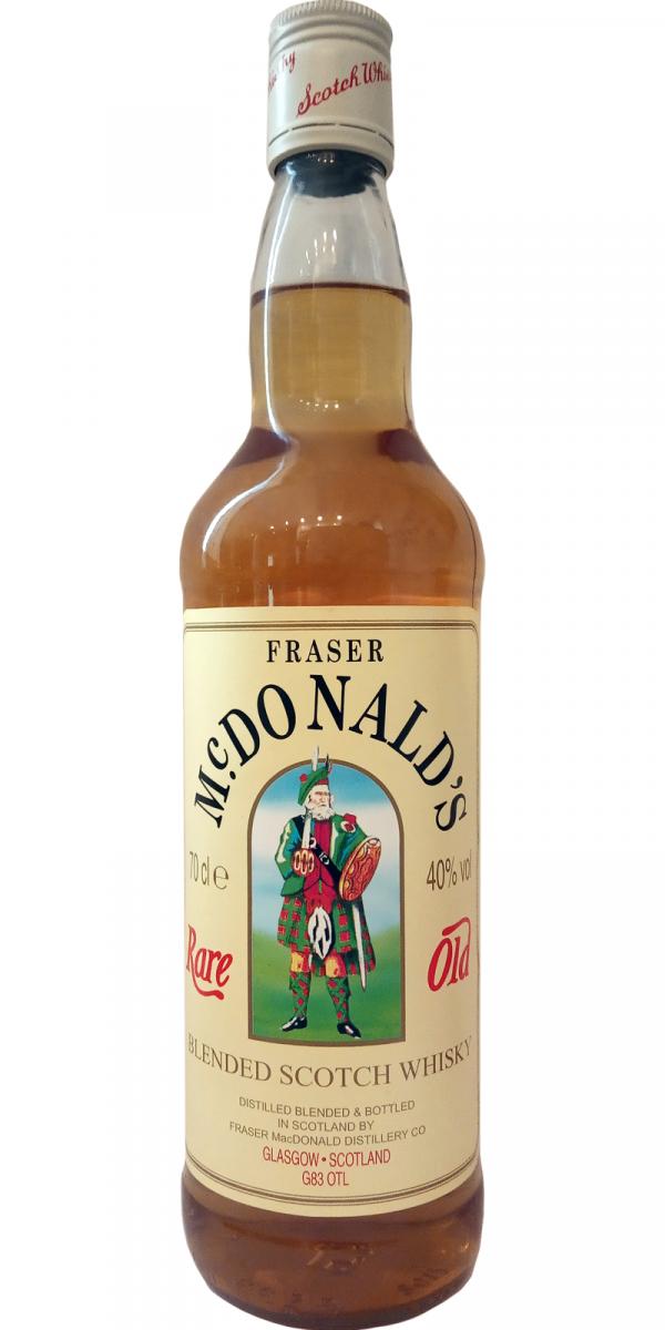 Fraser Mc.Donald's Rare Old Blended Scotch Whisky 40% 700ml
