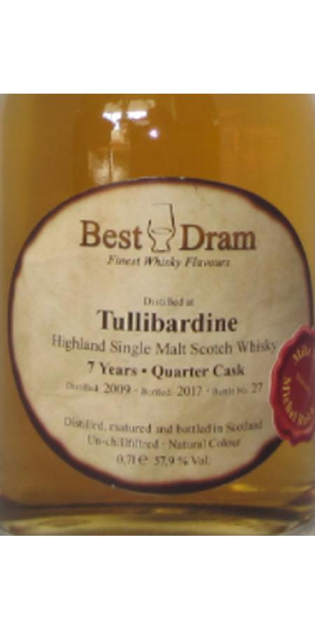 Tullibardine 2009 BD Quarter Cask 57.9% 700ml