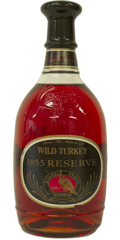 Wild Turkey 1855 Reserve Barrel Proof Bourbon Batch W-T-01-95 54.5% 750ml