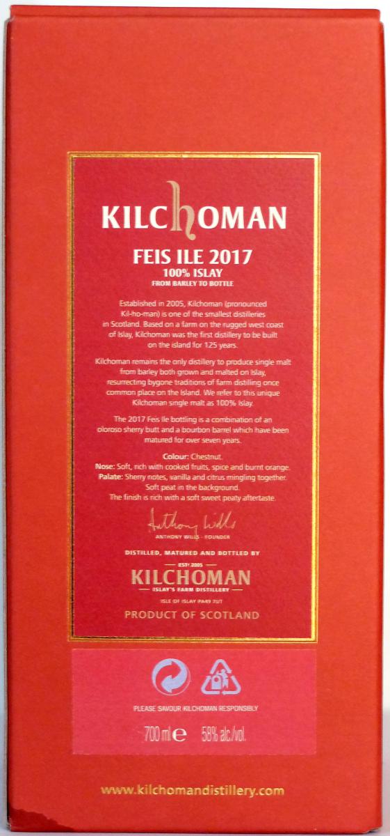 Kilchoman Feis Ile 2017