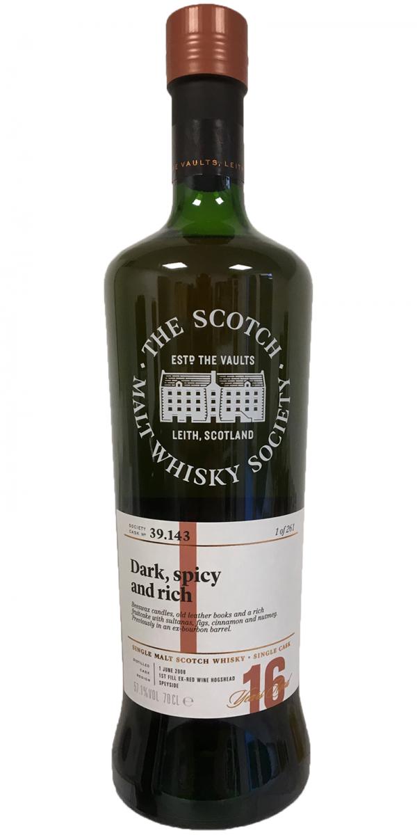 Linkwood 2000 SMWS 39.143 Dark spicy and rich 57.1% 700ml