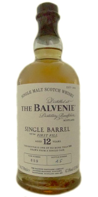 Balvenie 12yo Single Barrel #859 47.8% 700ml
