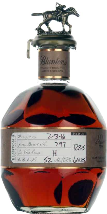 Blanton's Straight from the Barrel #4 Charred American White Oak Barrel 797 64.25% 700ml