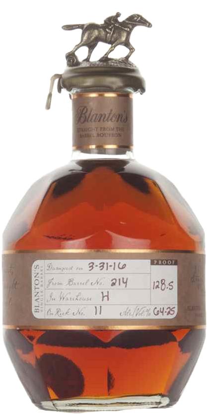 Blanton's Straight from the Barrel #4 Charred American White Oak Barrel 214 64.25% 700ml